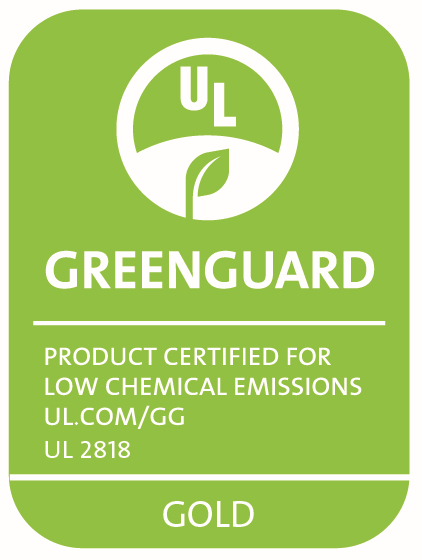 Certification UL GREENGUARD Gold pour les faibles émissions chimiques