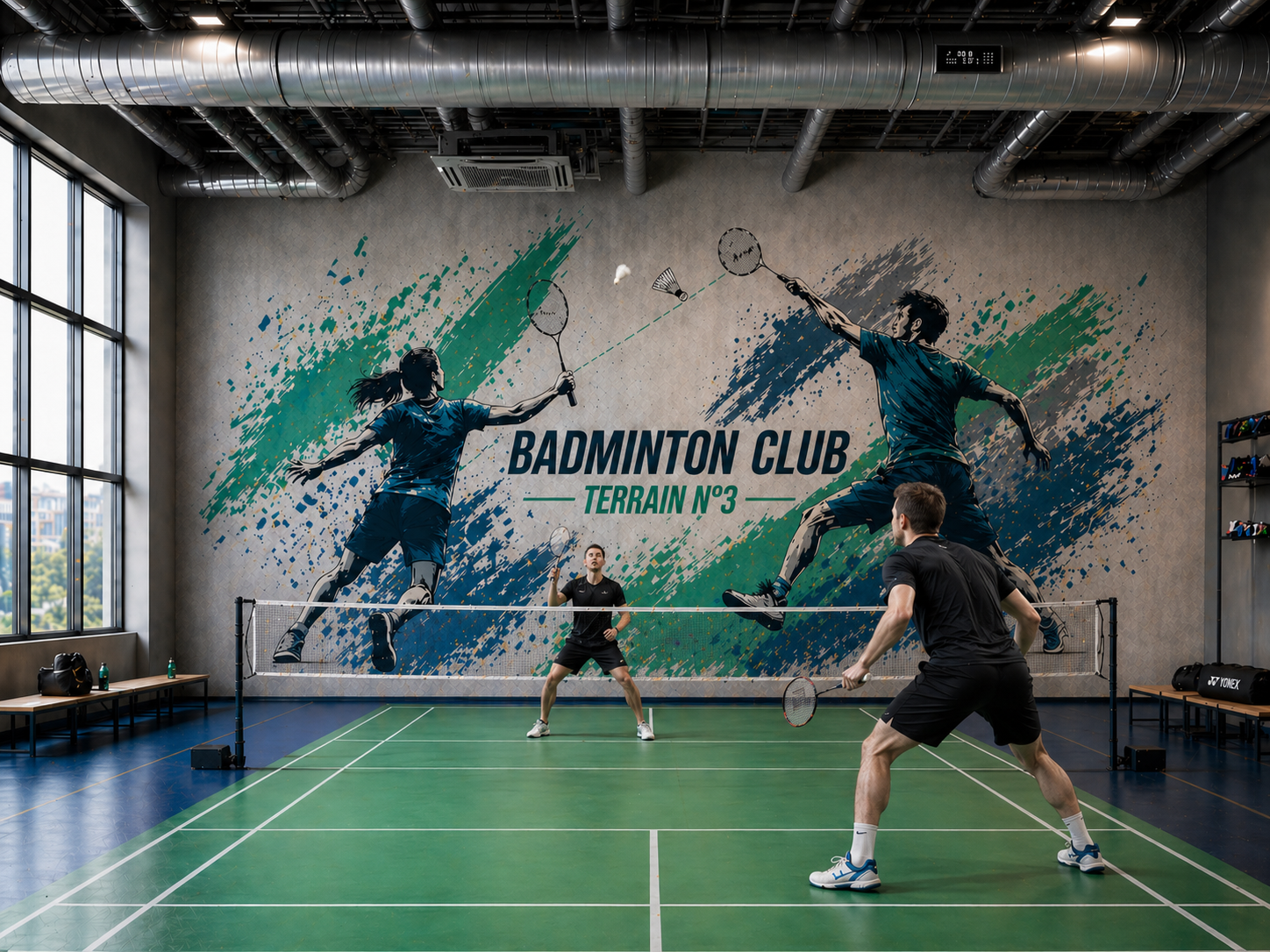 Exemple d'application murale : Clubs de sport